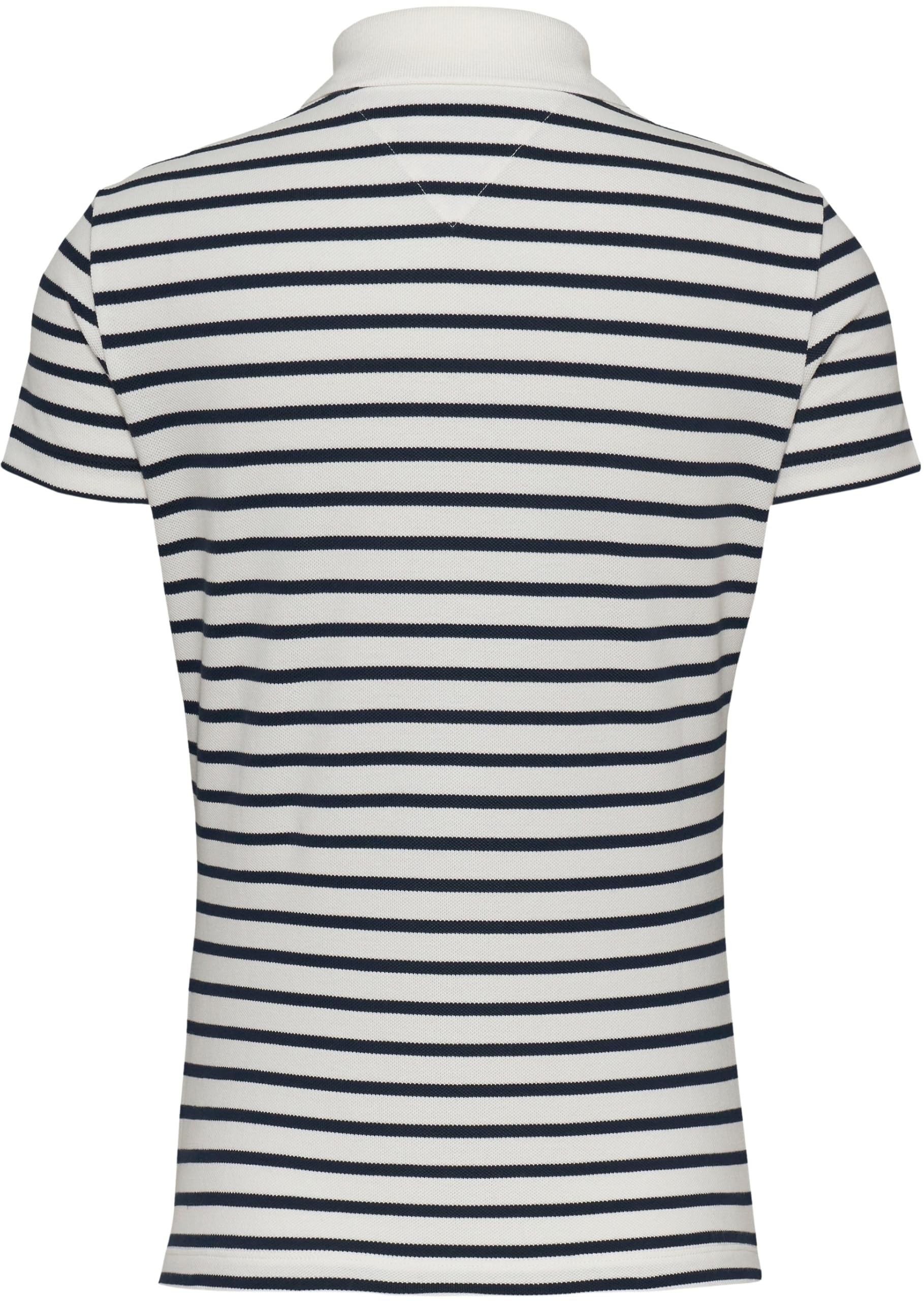Tommy Jeans Polo de Manga Corta Mujer Slim Essential elástico