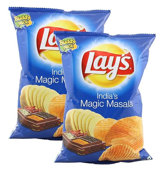 Hypercity Combo - Lay's Potato Chips India's Magic Masala, 52g (Pack of 2) Promo Pack