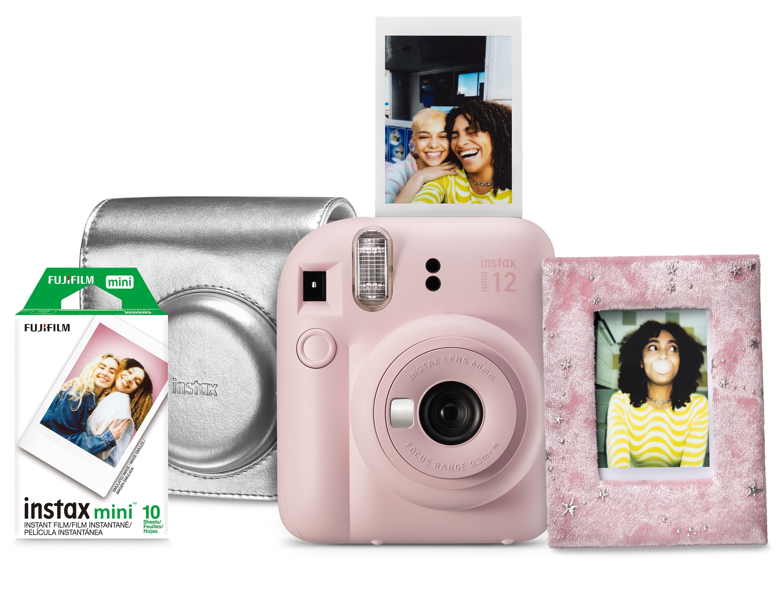 FUJIFILM INSTAX Mini 12 Instant Camera Gift Set - Blossom Pink