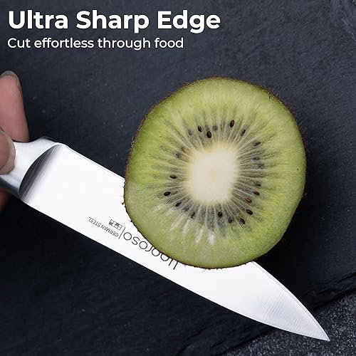 Miniatura 3 de linoroso Cuchillo de chef profesional de 8 pulgadas con caja de regalo premium, cuchillos de chef de acero inoxidable de alto carbono, cuchillo