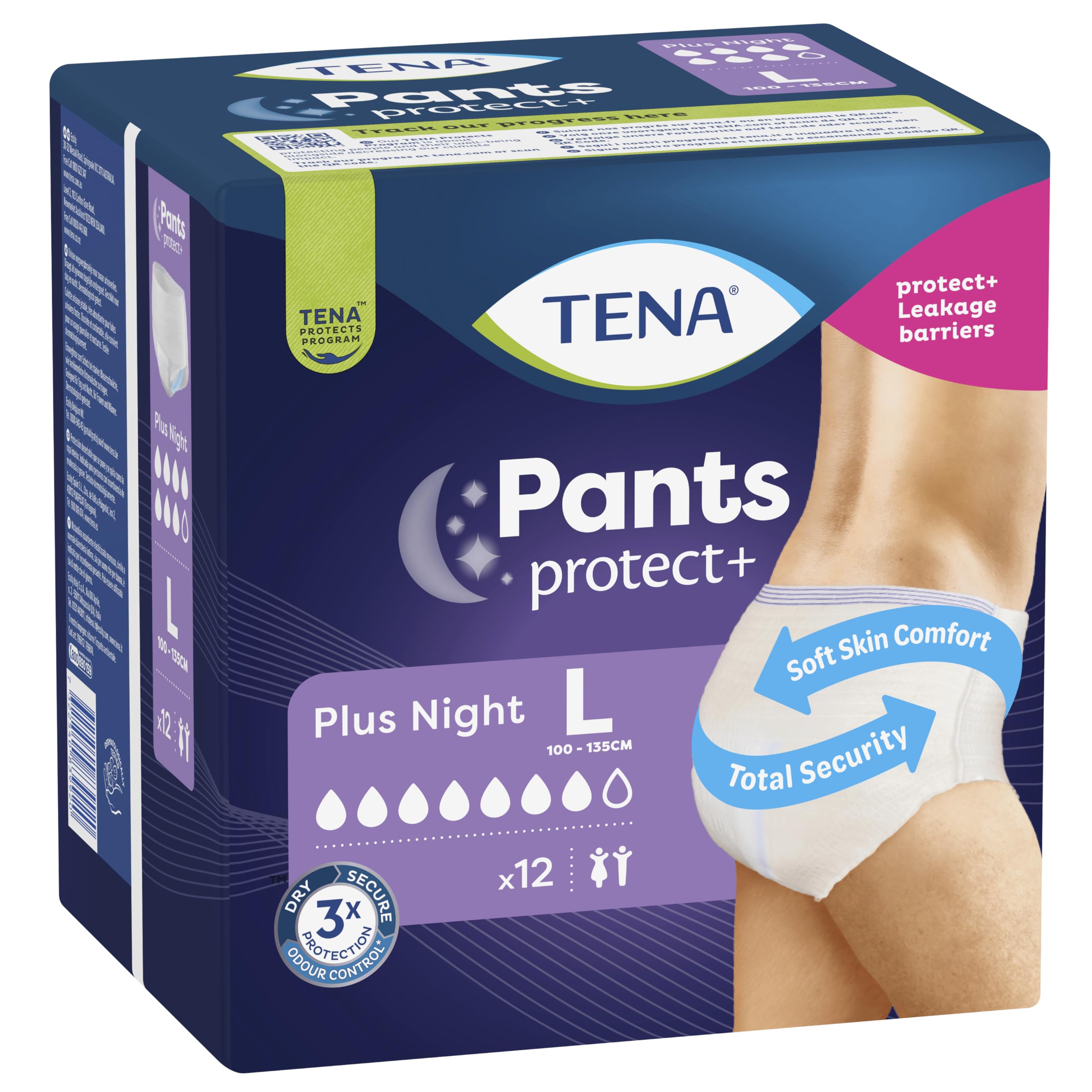 Tena Pants Plus Night Large, 12 Stück