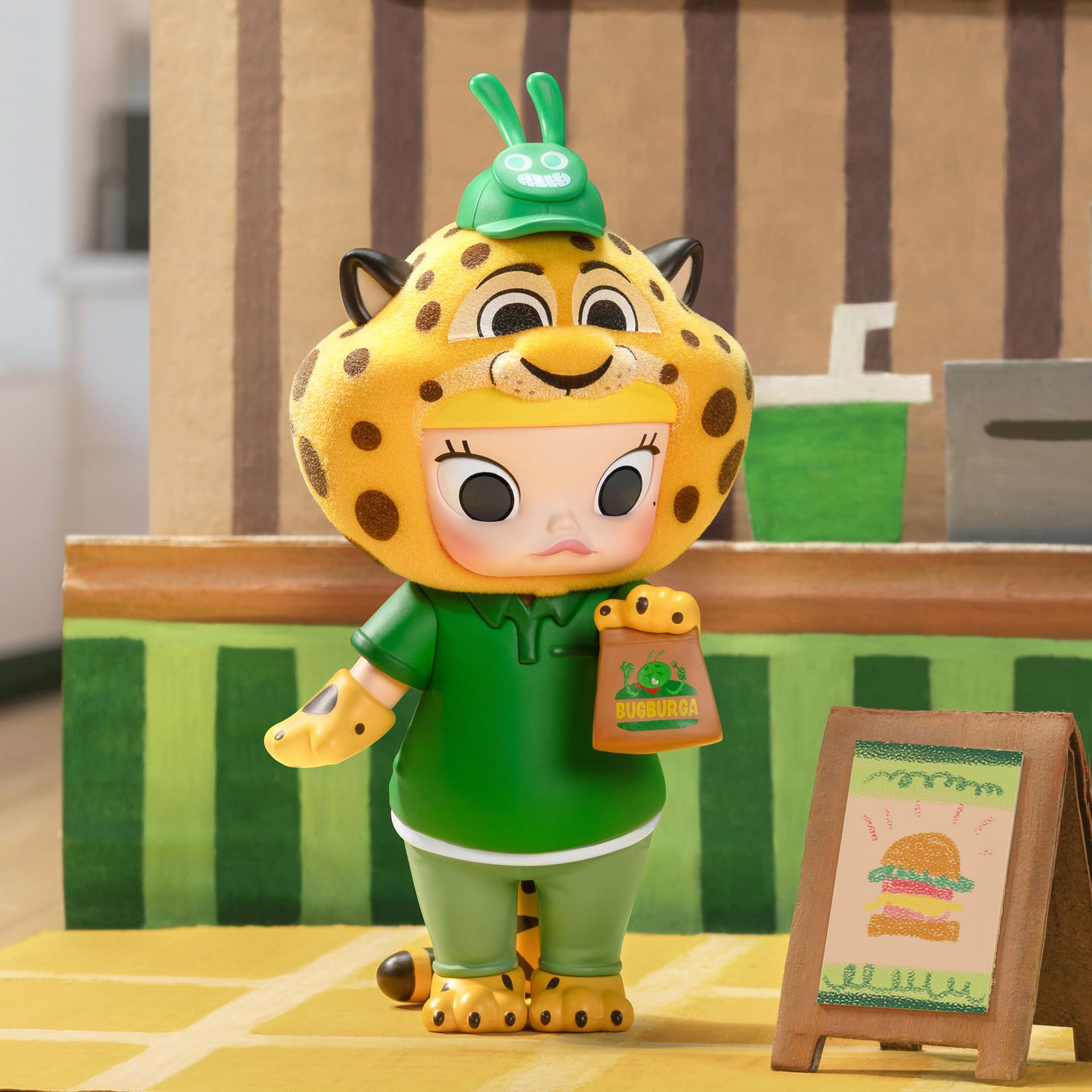 POP MART Molly × Zootopia figurka z serii wspólnej marki, figurki Molly Blind Box, losowe figurki akcji, kolekcjonerskie zabawki, dekoracje domu, prezenty świąteczne urodzinowe dla dziewcząt i