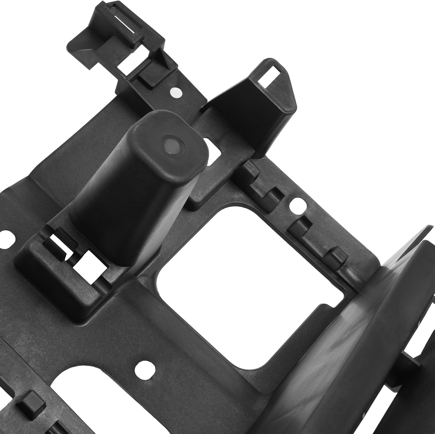 HECASA Header Panel Compatible with 2002-2006 Chevy Chevrolet Avalanche 1500 2500 w/Body Cladding Front Header Nose Panel Grille Headlight Mount Plastic(PP) 3PCs Replacement for 15239008 GM1220166