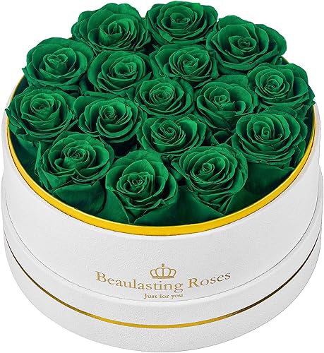 Miniatura 21 de Rosas preservadas para siempre, rosas reales en una caja, flores de cumpleaños para el día de la madre, para ella, mamá, mujer, esposa, día de San