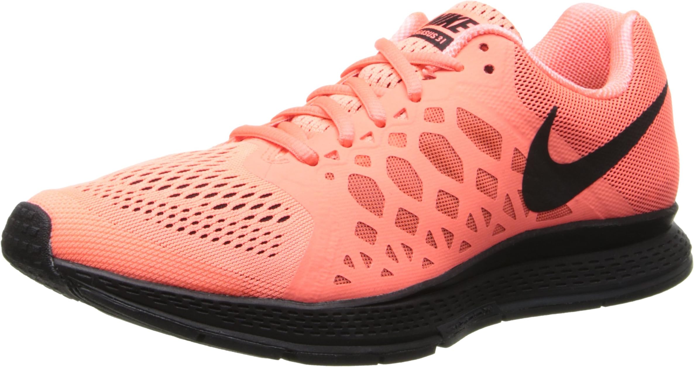 Nike Womens Zoom Pegasus 31 Running Sneaker Bright Mango Black 654486 800