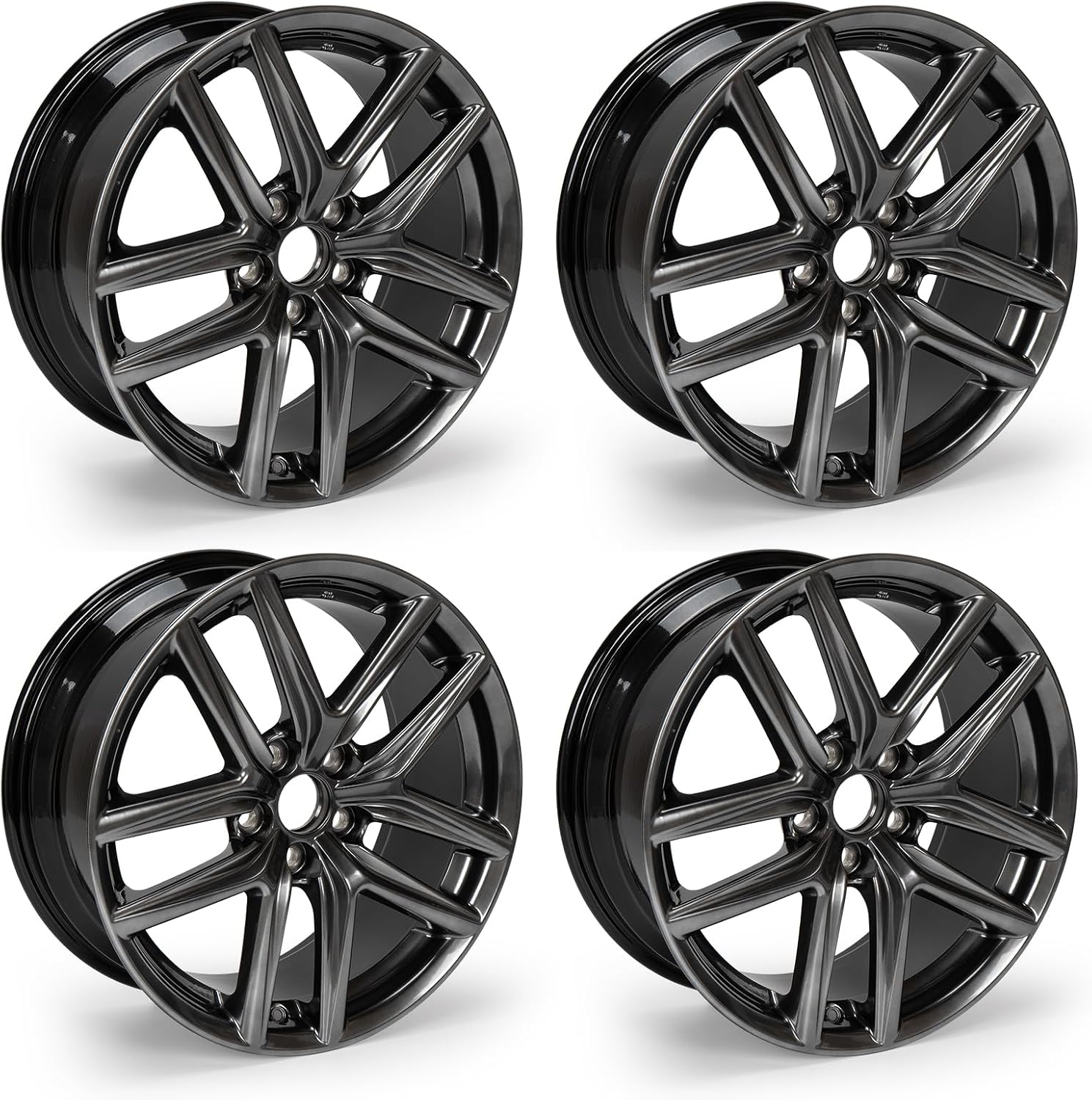 New 18" x 8'' Alloy Replacement Wheel Rim Compatible with Lexus IS250 IS350 2014-2017, Front Wheel Replacement, Direct Fit, OEM Design Replacement Rim, Set of 4