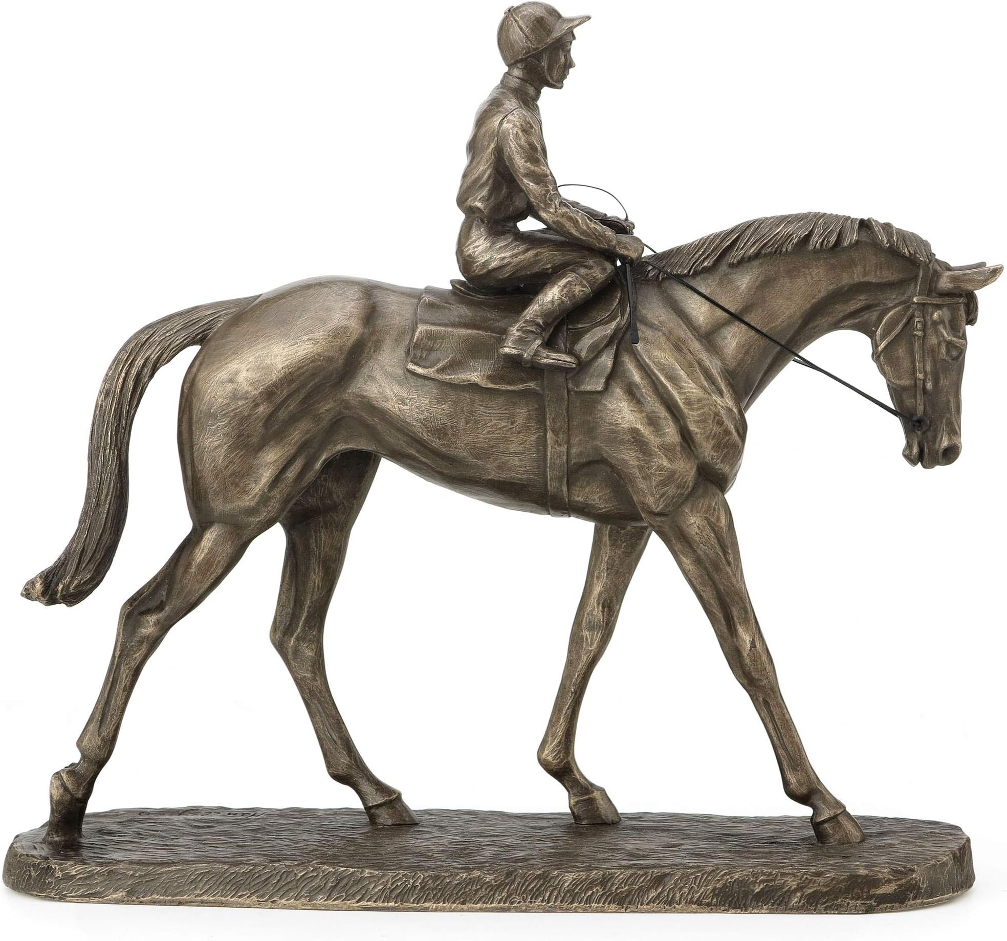 Fiesta Studios Going To The Post by Harriet Glen Cold Cast Bronze Horse Sculpture H22cm