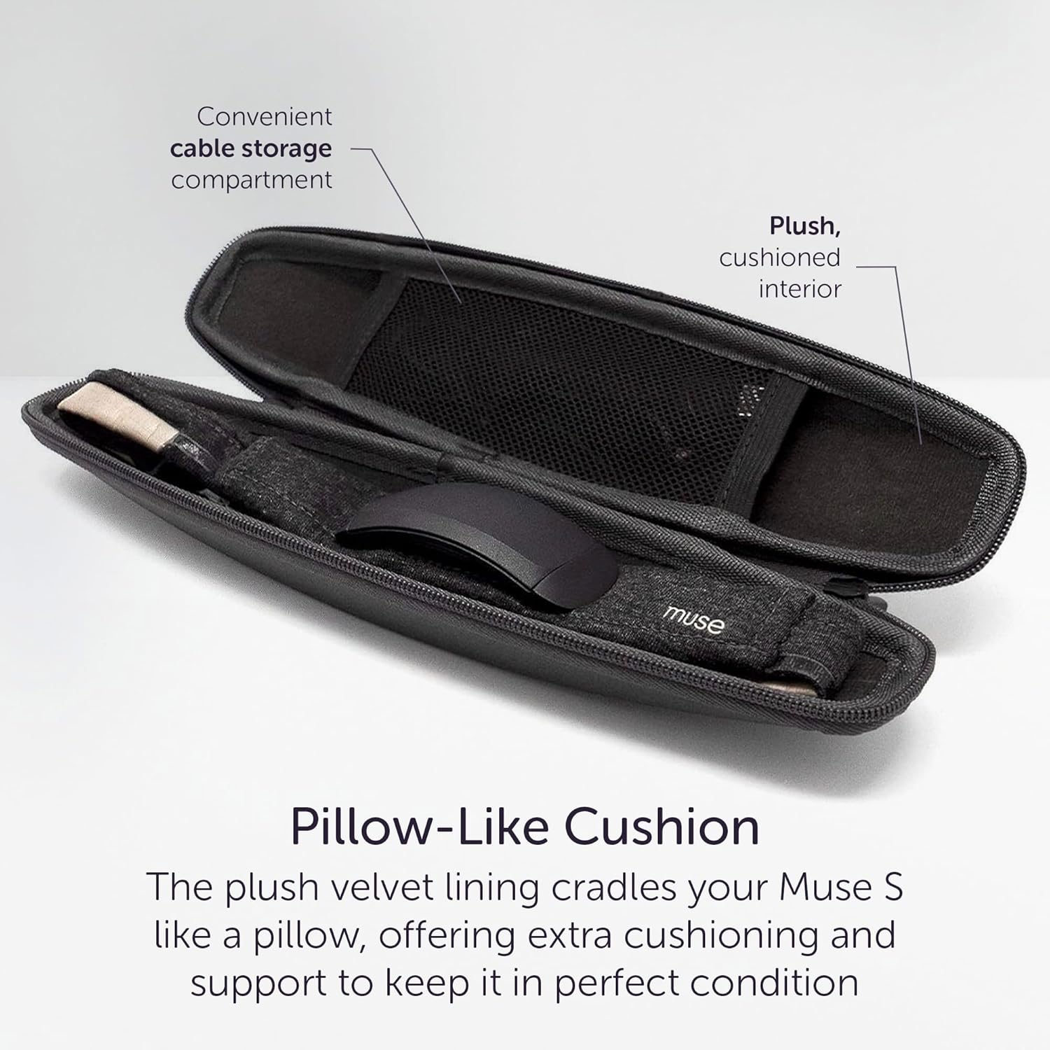 MUSE S Case - Official Storage & Travel Carrying Case for Muse S: The Brain Sensing Headband