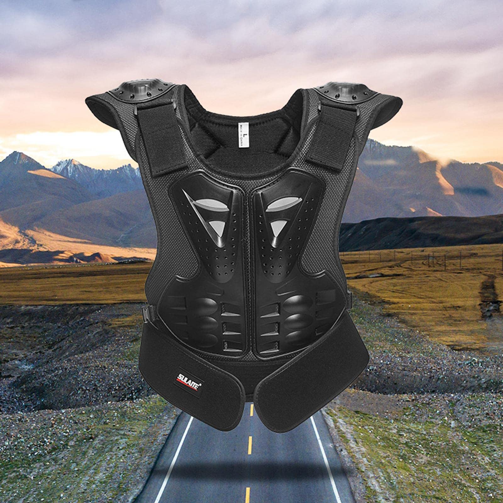 MERIGLARE Veste de Protection pour Le Cyclisme, Le Snowboard, Les Enfants, Le Skateboard et Le Patinage.