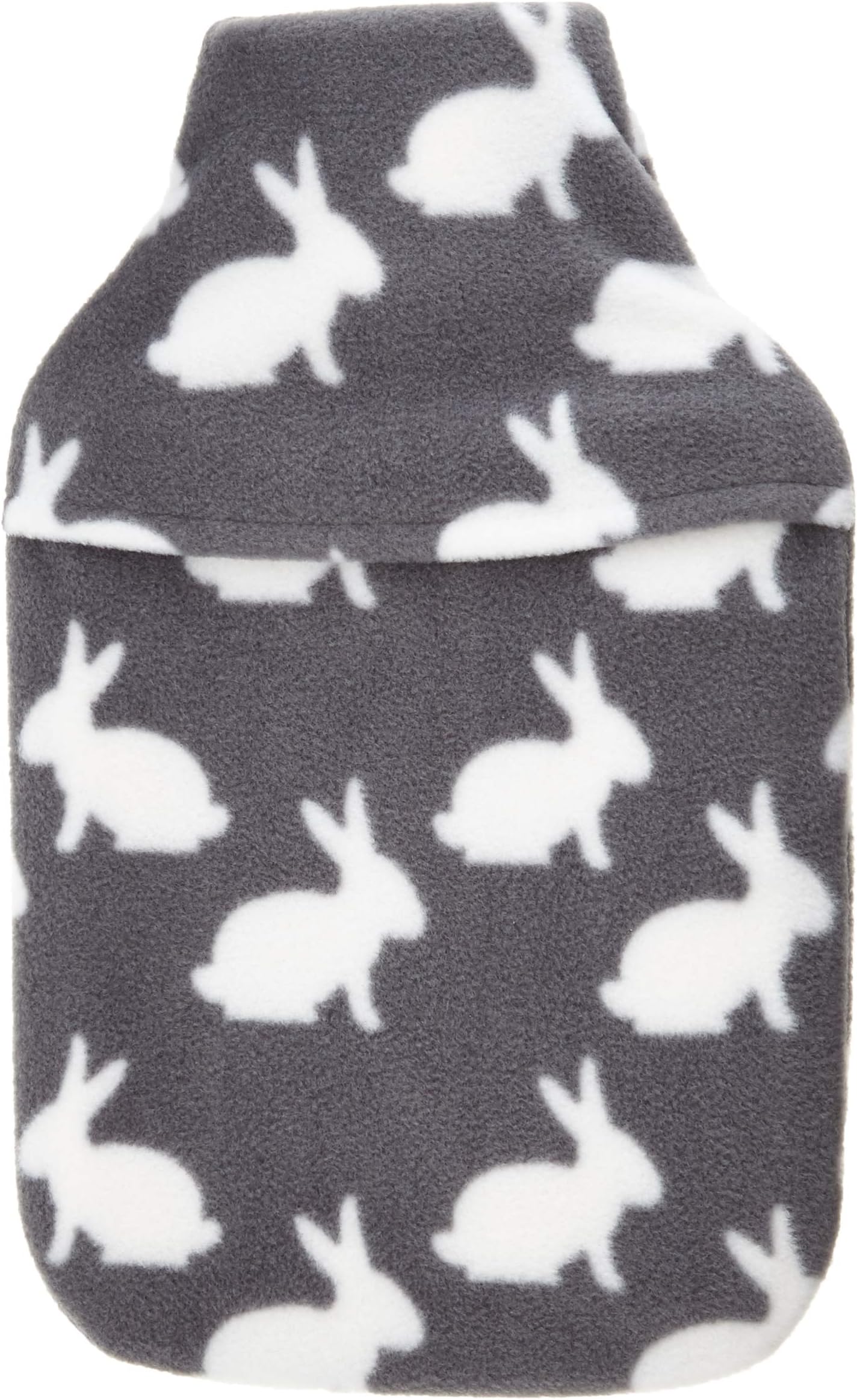 Vagabond Bags Grey Rabbit 2 Litre Hot Water Bottle and Cover