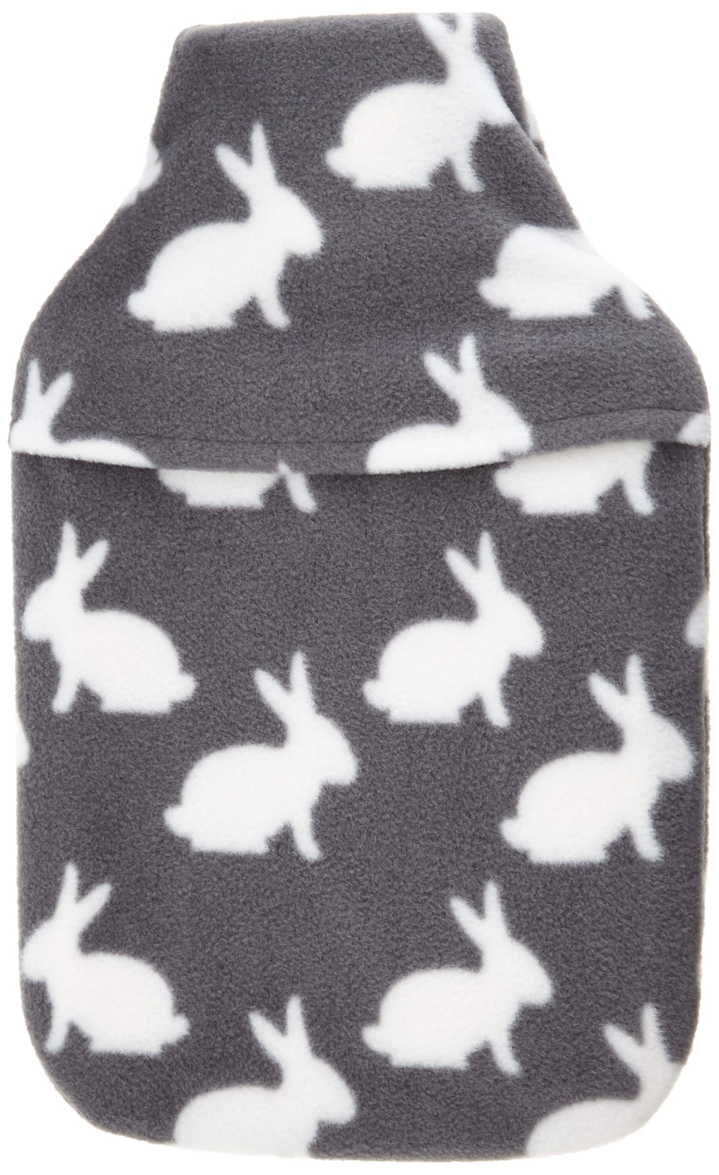 Vagabond Bags Ltd Grey Rabbit 2 Litre Hot Water Bottle and Cover