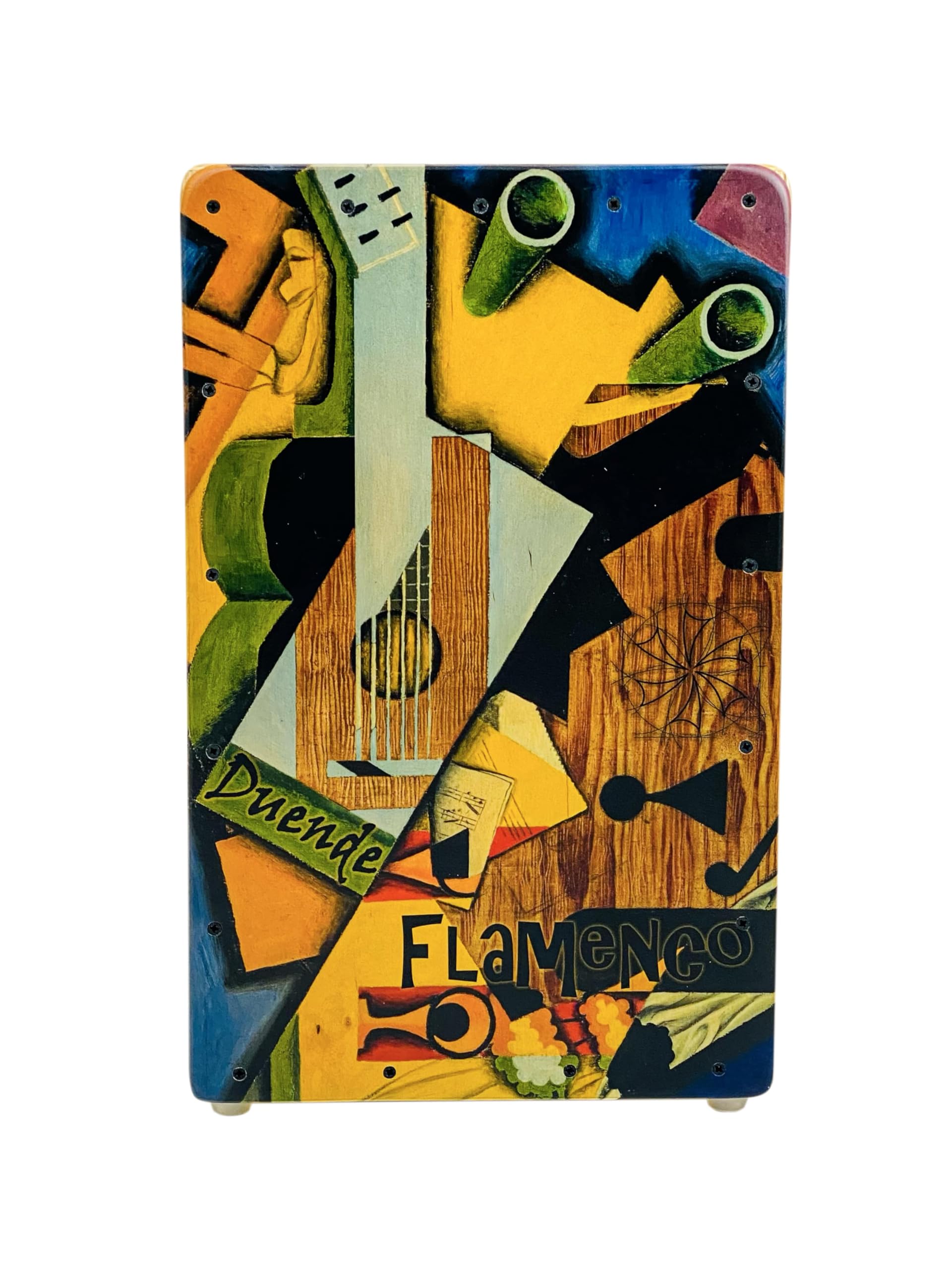 Cajon Flamenco Duende Edición Limitada profesional de Abedul con funda tipo mochila incluida.