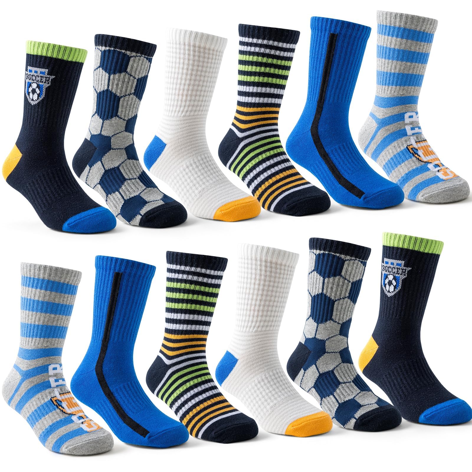 Cirorld Socken Kinder Mädchen Lustige Einhorn Meerjungfrau Tiergesicht Socken Süße Bunte Kindersocken Baumwolle Socken, 2-14 Jahre 6 Paare