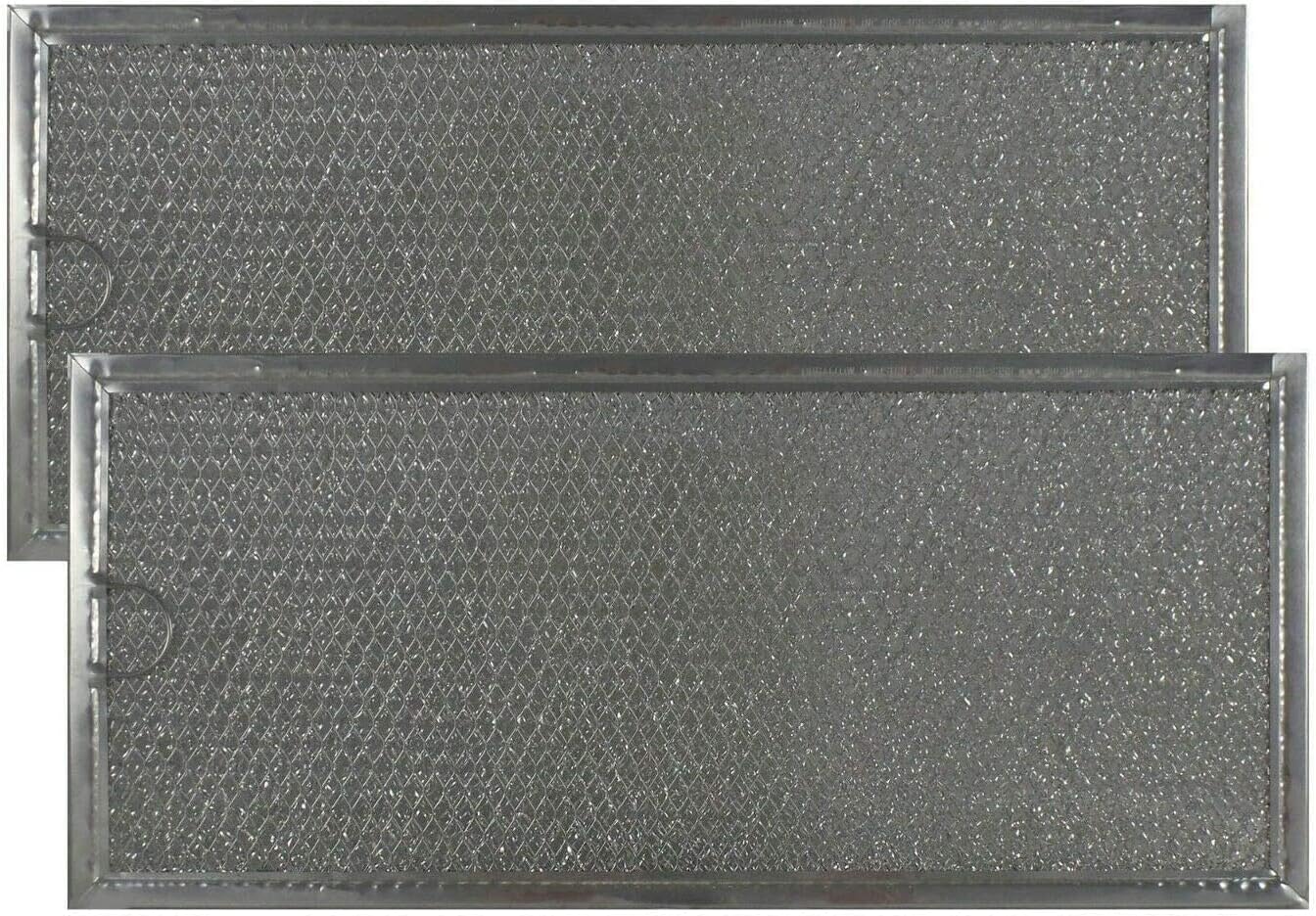 Juego de 2 filtros de grasa enviados de repuesto para microondas Samsung ME18H704SFS ME18H704SFSA2 ME18H704SFSAA ME18H704SFSAC