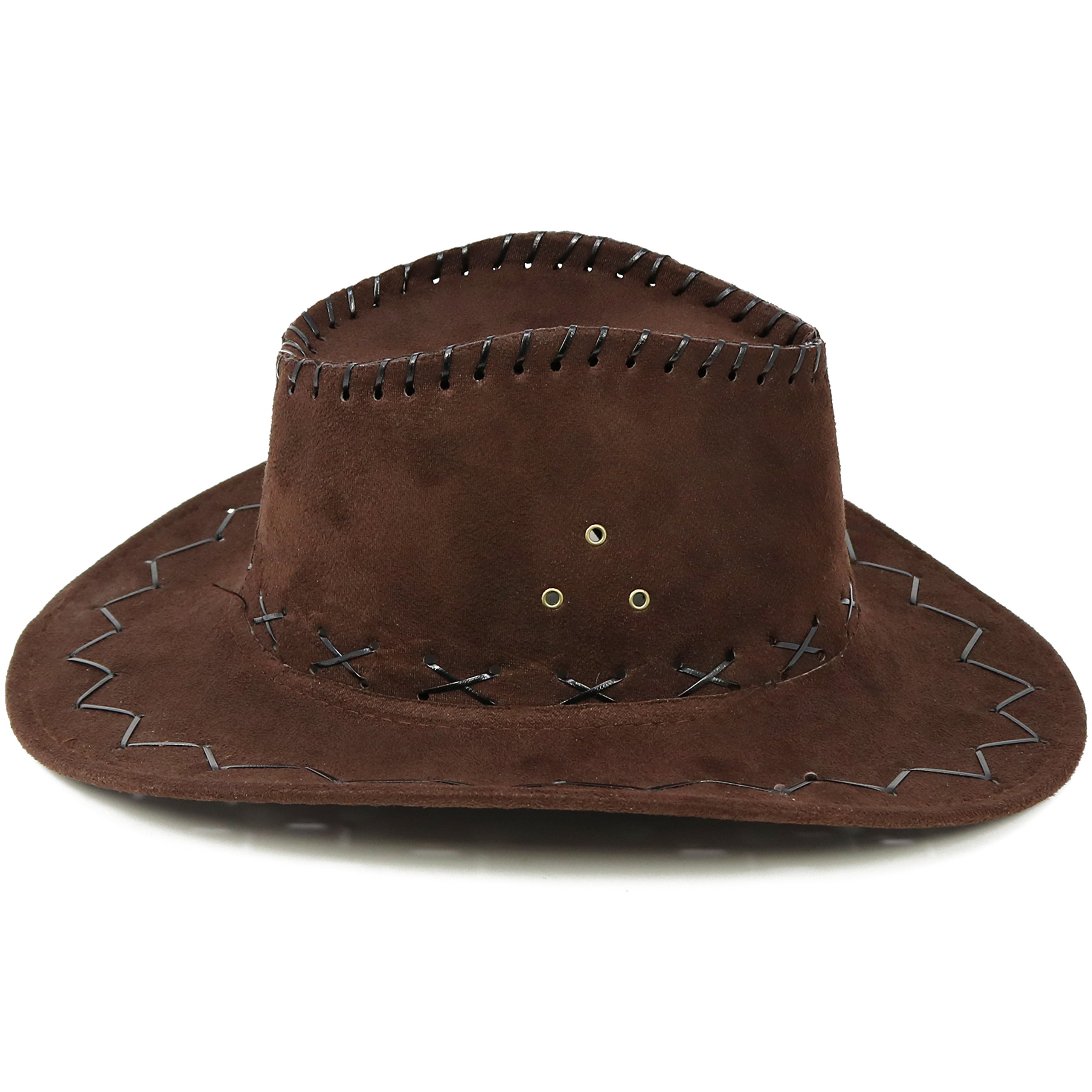 COM-FOUR® kowbojskie kapelusze, nakrycia glowy na karnawal, przebranie | Halloween - imprezy tematyczne - kapelusz imprezowy dla doroslych - Karaiby - Western