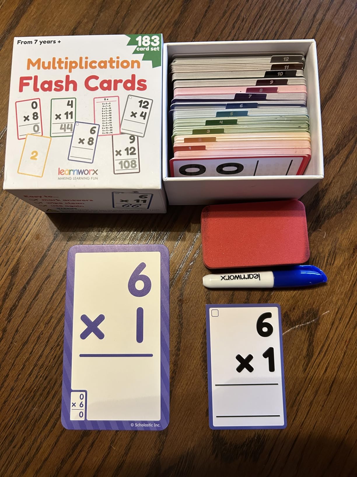 Multiplication Flash Cards 3rd Grade | 183 Math Flash Cards & Times ...