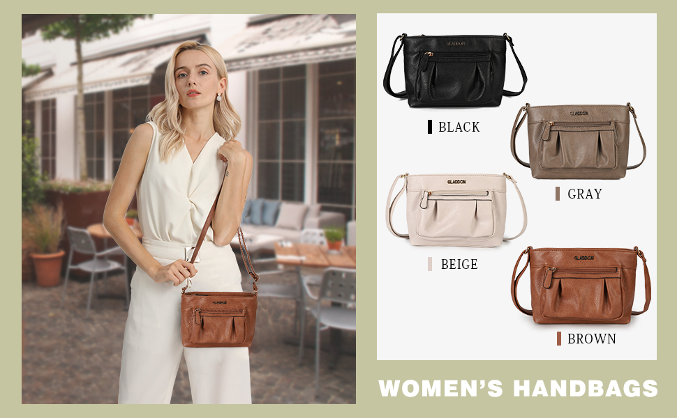 Borsa A Tracolla Donna Gladdon - Jacquard Elegante, 3 Scomparti, Pratica E Versatile - Foto 6