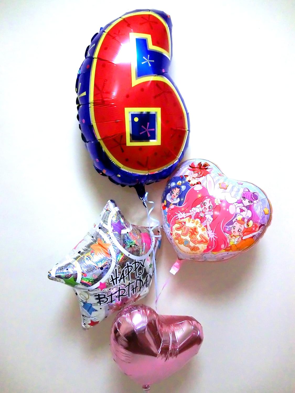 Amazon 数字付プリキュアお誕生日祝バルーン 風船 バルーン おもちゃ