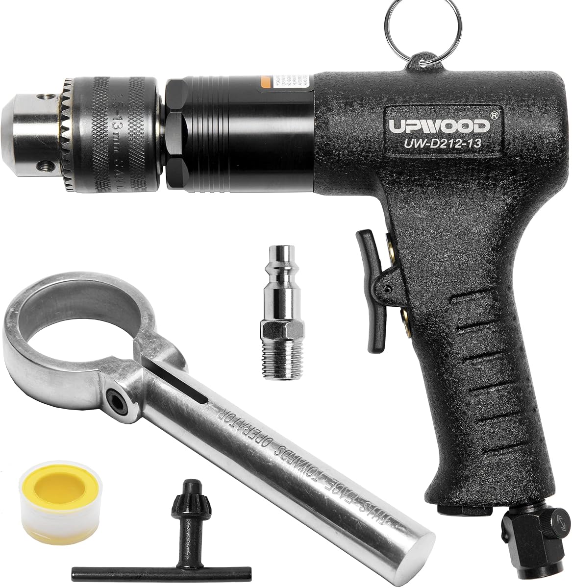 Taladro neumático reversible de 1/2", mango de pistola resistente de 700 RPM (taladro reversible de 1/2")