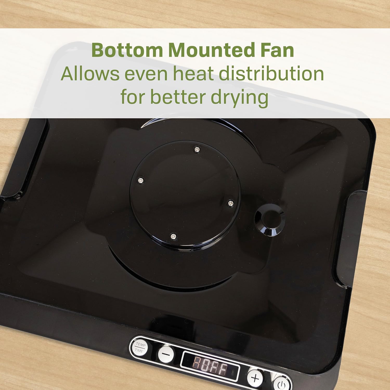 Close-up of the NESCO FD-5TC digital control panel