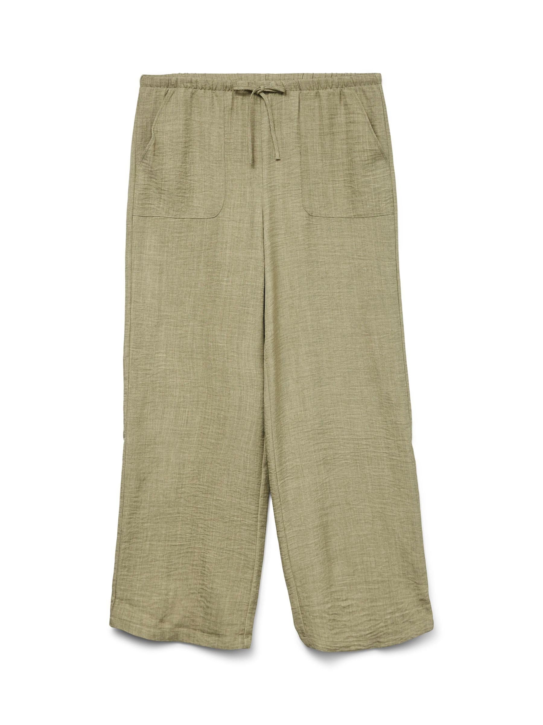 VERO MODA Female Hose mit weitem Beinschnitt VMMELANEY Hohe Taille Hose