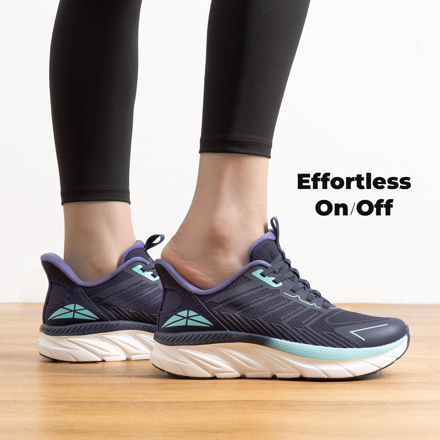 Women's Slip On Walking Shoes Running Comfortable Tennis Breathable Non Slip Athletic Gym Workout Cross Training Fashion Sneakers - Image 2