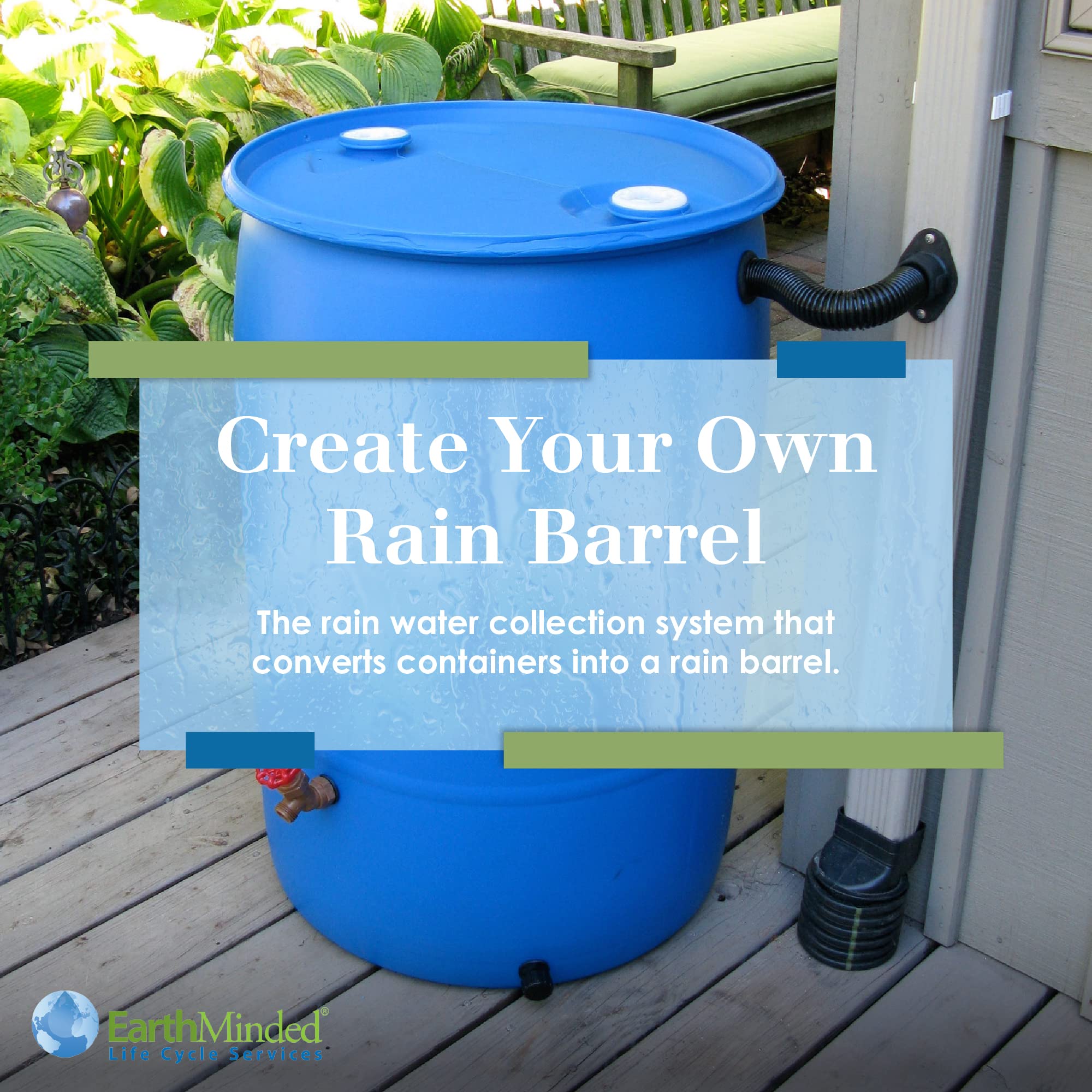 Buy EarthMinded Rain Barrel Diverter Kit Rain Diverter for 3 x 4 Inch