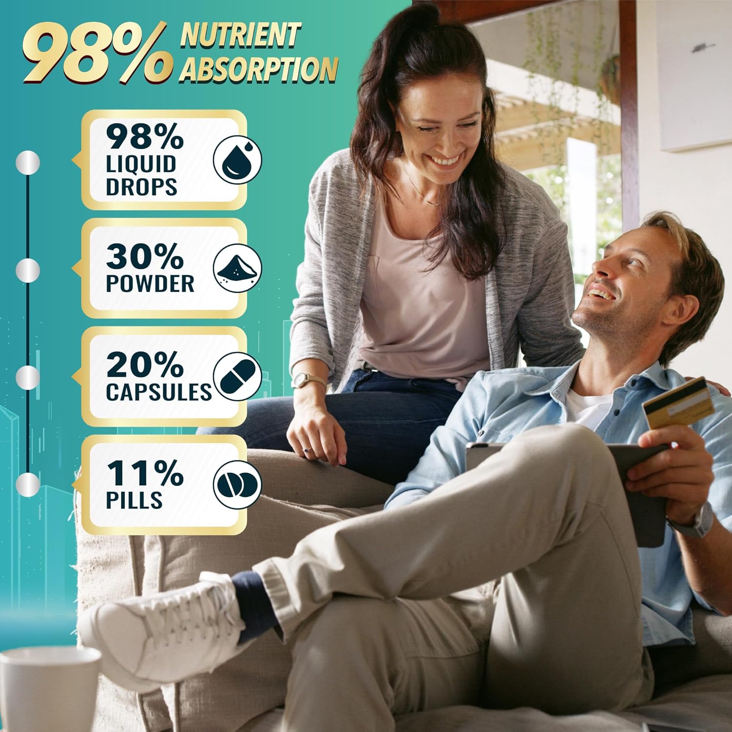 9in1 Cilantro Tincture - Herbal Extract Liquid Supplements with Chlorella, Milk Thistle, Spirulina, Dandelion, Burdock Root, Curcumin, Garlic, and Ginger - 30ml 1 Fl Oz - Image 7