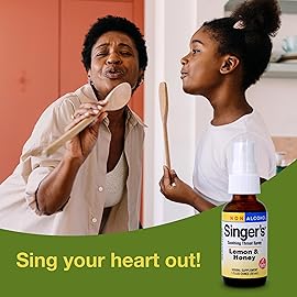 Herbs Etc. Singer\'s Saving Grace Lemon & Honey - Herbal Remedy Spray Aids Throat Health - Soothing Hydrating Throat Support - Throat Relief Spray with Licorice - 1 fl oz (About 75 Servings) - 2 Pack