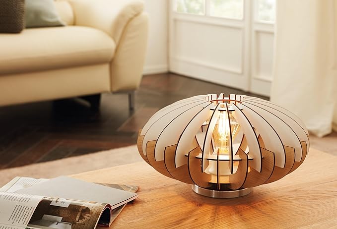 Eglo EGLO SOTOS Tafellamp, staal, 60 W, nikkel-mat photo 2