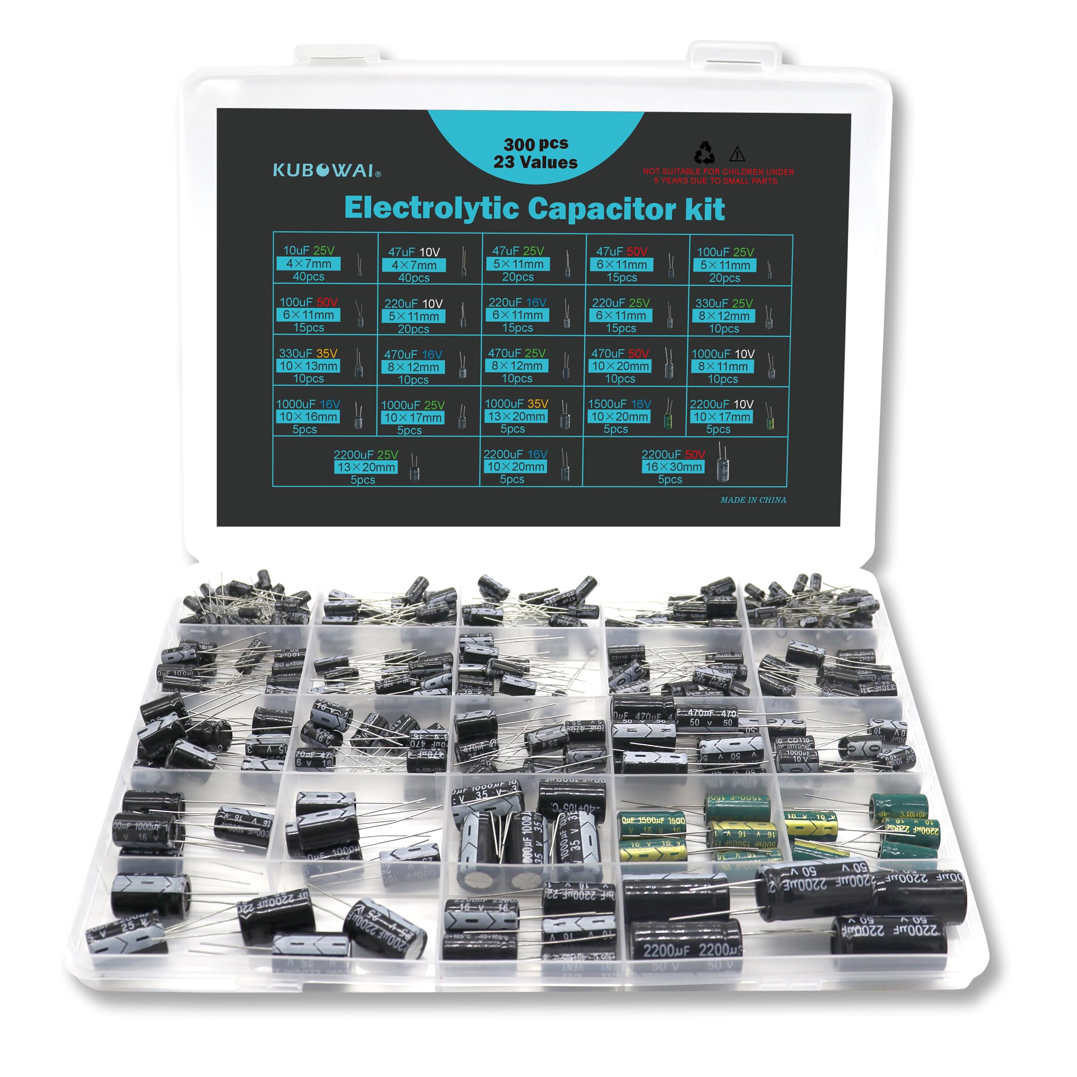 Condensatore Elko 10x Radiale 220µF 35V | SMD Condensatore Elettrolitico Fino A 125°C | 220uF Condensatore Elettrolitico Da Elna - Foto 4