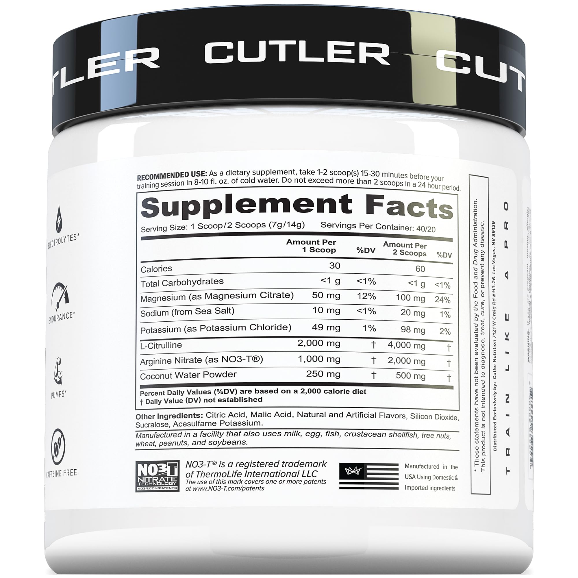 Cutler Nutrition Amplify Caffeine-Free Pre-Workout Powder, Sour Lemonade — Amazon image 6