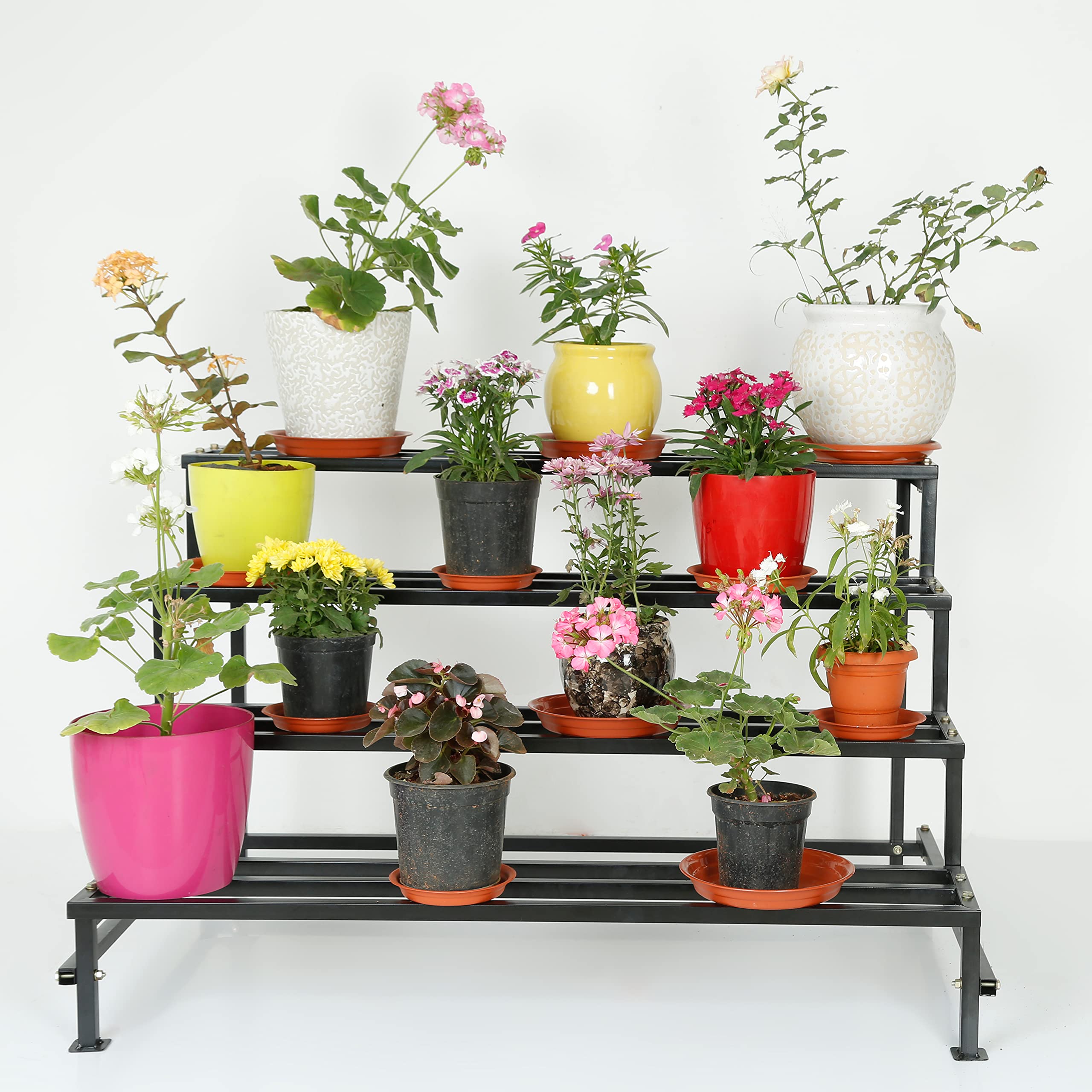 Brindavana engineers "creats admiring products" Multiple tires heavy Pots Stand, Gardening Stand, Indoor Outdoor (4 STEP Horizontal) (B09QZNQFC2) Amazon Price History, Amazon Price Tracker