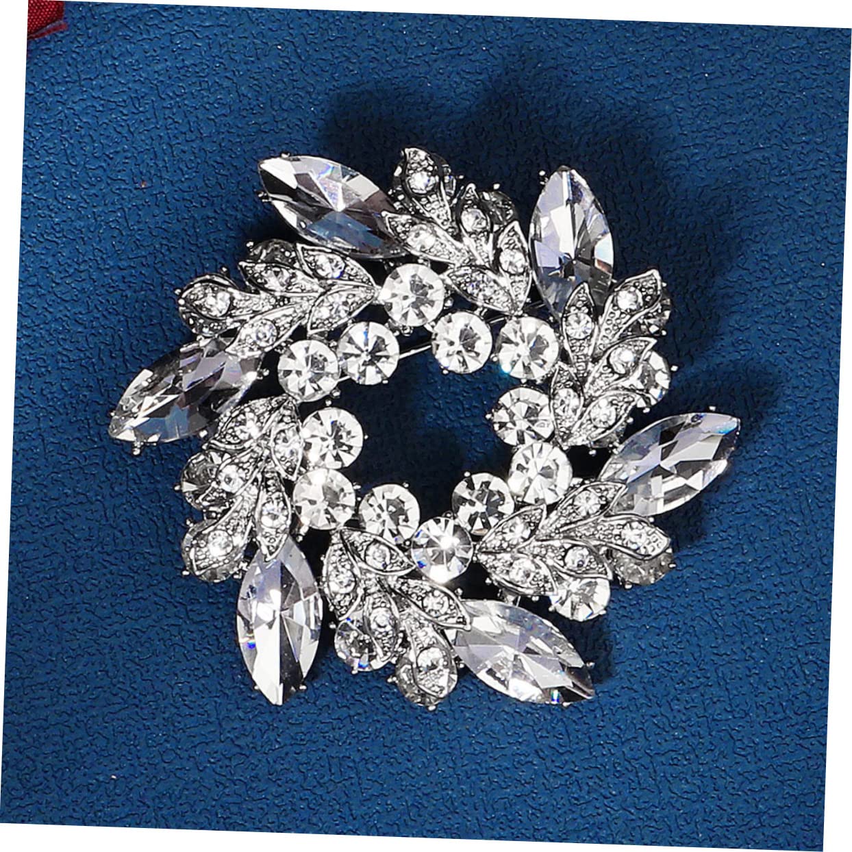 Veemoon Ansteckbrosche Große Broschen Für Frauen Zugnadel Für Hochzeitskleid Frauen Bräute Schmuck Blumenstrauß Broschennadeln Strassbroschen Für Damen Braut Strasssteine