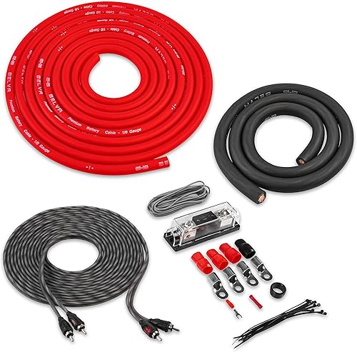 Miniatura 20 de Belva True 4 Gauge AWG Premium CCA Amplificador Kit De Cableado Sin Cable RCA - BPK4 ROJO Rojo,Azul,Gris,https://www.amazon.com/dp/undefined