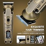 Scttomon Shaver de la Foil Homme & Marteau de bardeaux - Razor électrique pour les hommes - Kit de rasage de la tête chauve - Imperméable à la corde