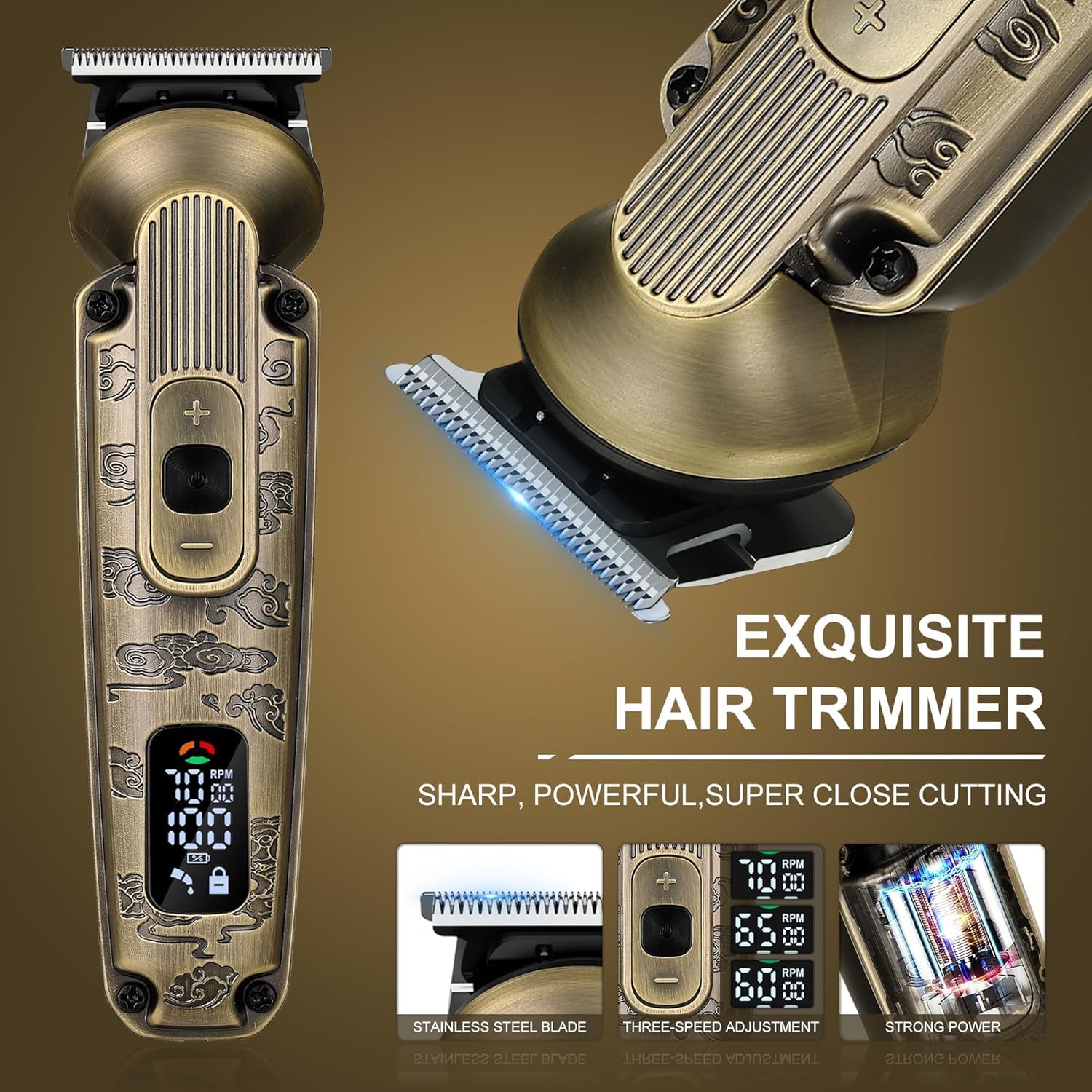 Scttomon Foil Shaver and Hair Trimmer Grooming Kit for Men
