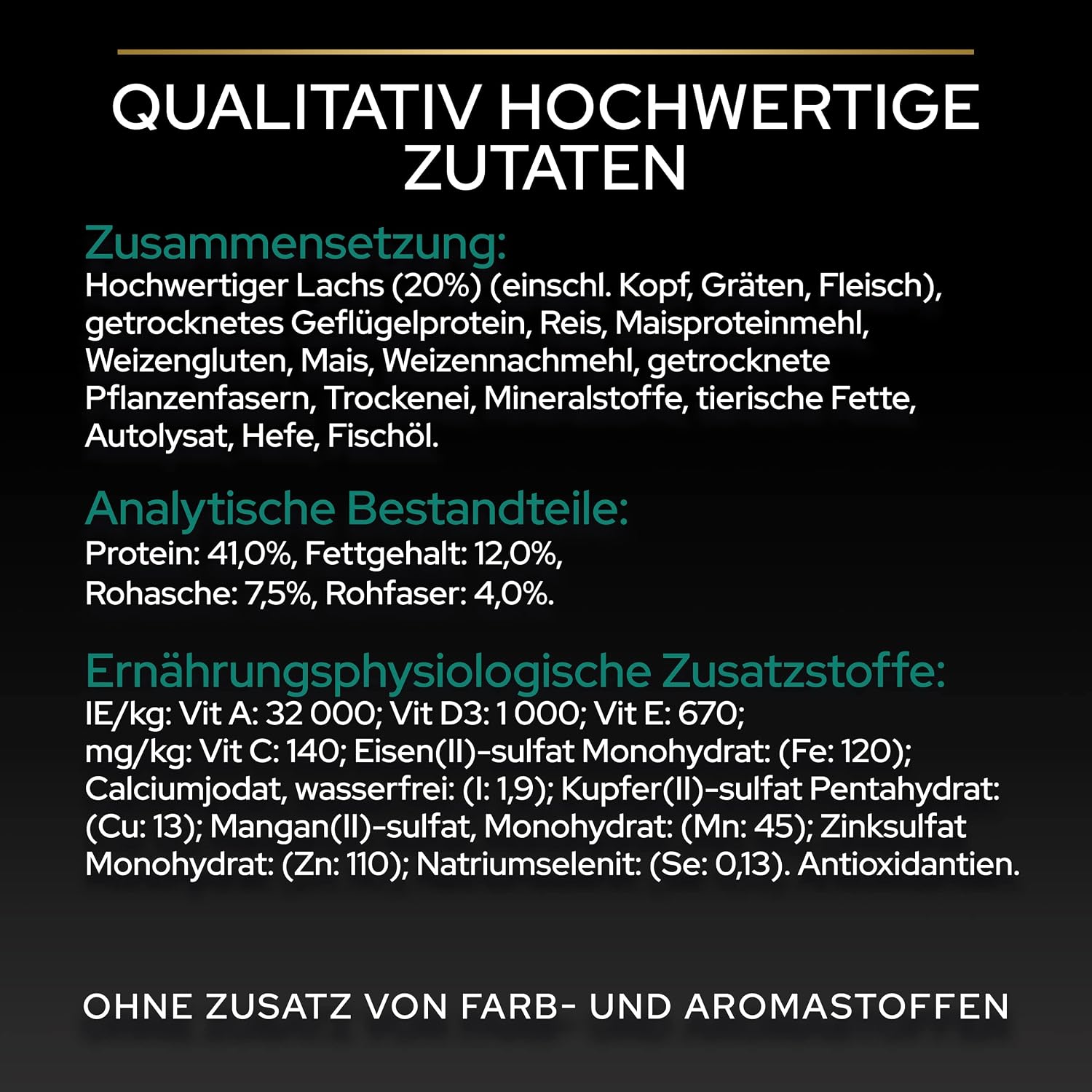 Top 5 Katzenfutter für zufriedene und gesunde Stubentiger 8 Goldenfellnase PURINA PRO PLAN STERILIZED Salmon 1.5kg