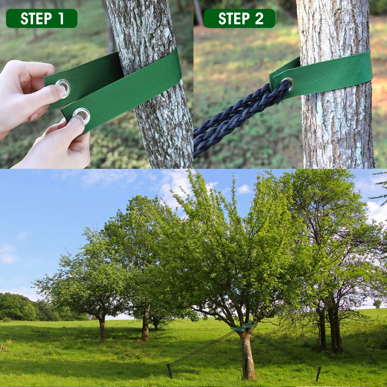 Correas Para Estacar Árboles Correas Para Árboles 15 Cuerdas | Envío Gratis