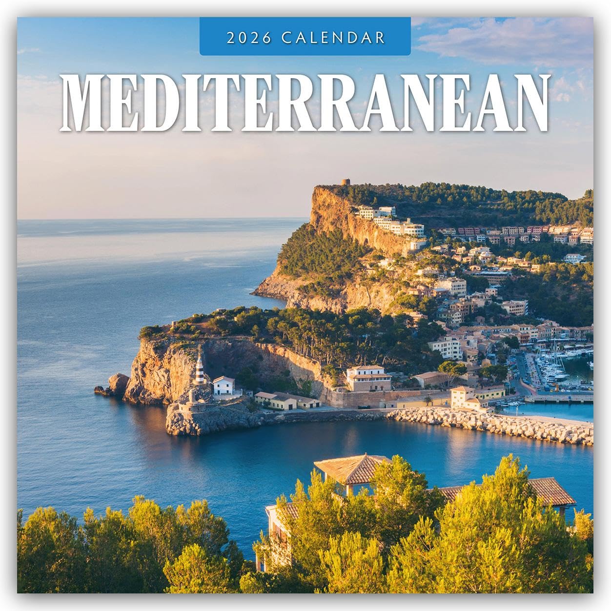 Mediterranean 2026 Square Wall Calendar: Original Red Robin Publishing Ltd-Kalender [Mehrsprachig] [Kalender]