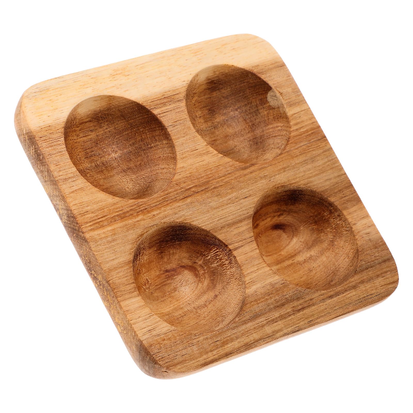 Organizador de huevos de madera resistente a roturas para cocina 8