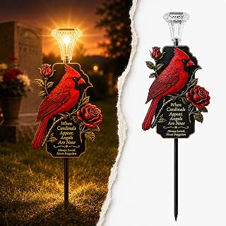 Solar Cardinal Memorial Decorations