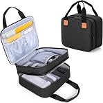 Luxja Photo Printer Case Compatible with Kodak Dock Plus, Photo Printer Bag with Accessory Pockets, Gray