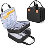 LUXJA Photo Printer Case Compatible with KODAK Dock Plus, Photo Printer Bag with Accessory Pockets, Black
