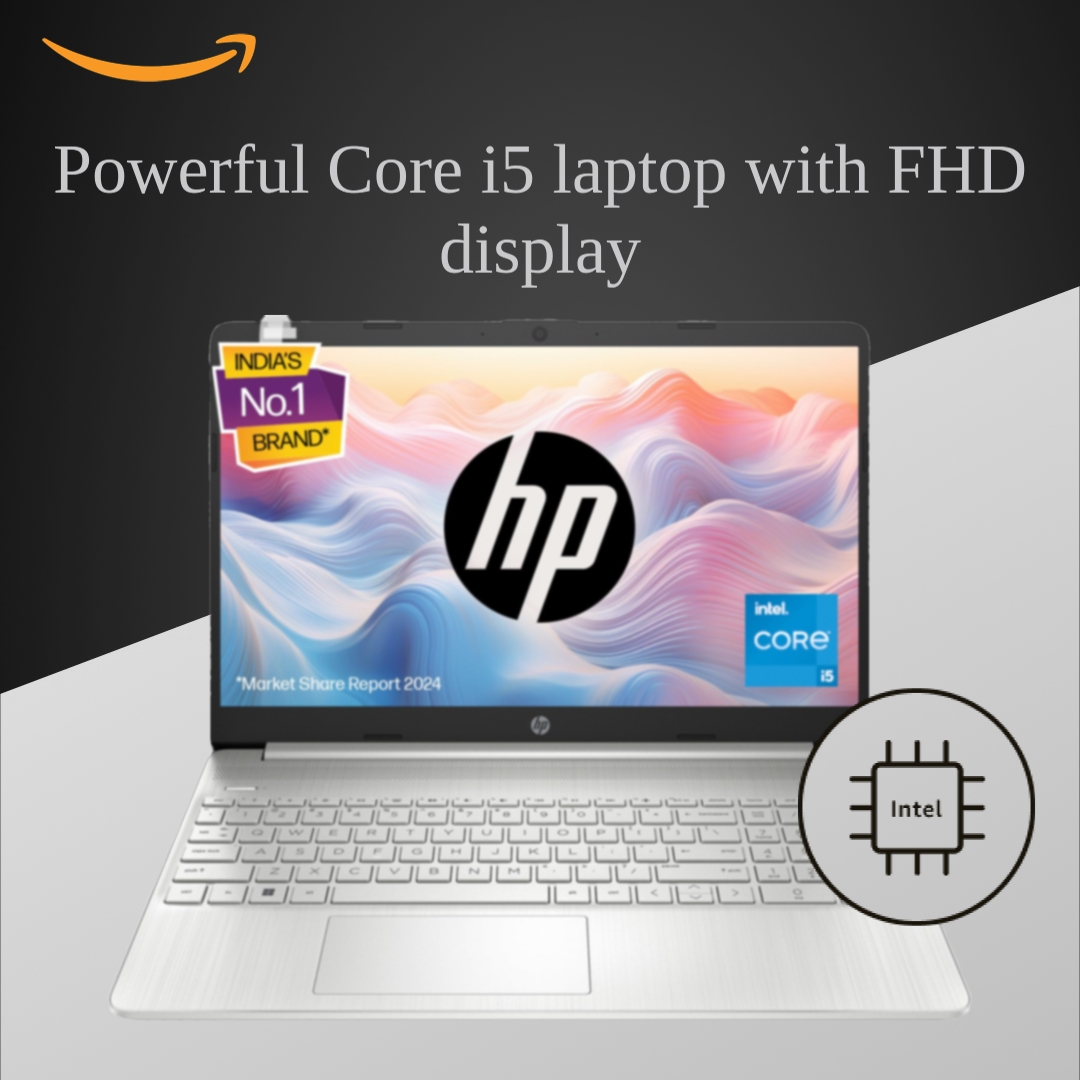 HP 15s, 12th Gen Intel Core i5-1235U Laptop (8GB DDR4, 512GB SSD
