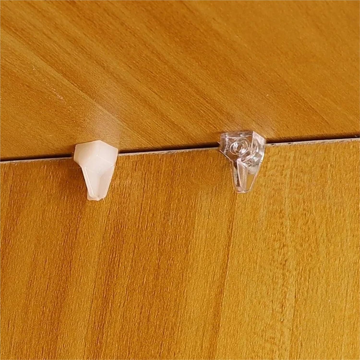 Shelf Pins 500Pcs Transparent Shelf Studs Pegs Metal Support Separator Fixed Cabinet Wardrobe Shelves