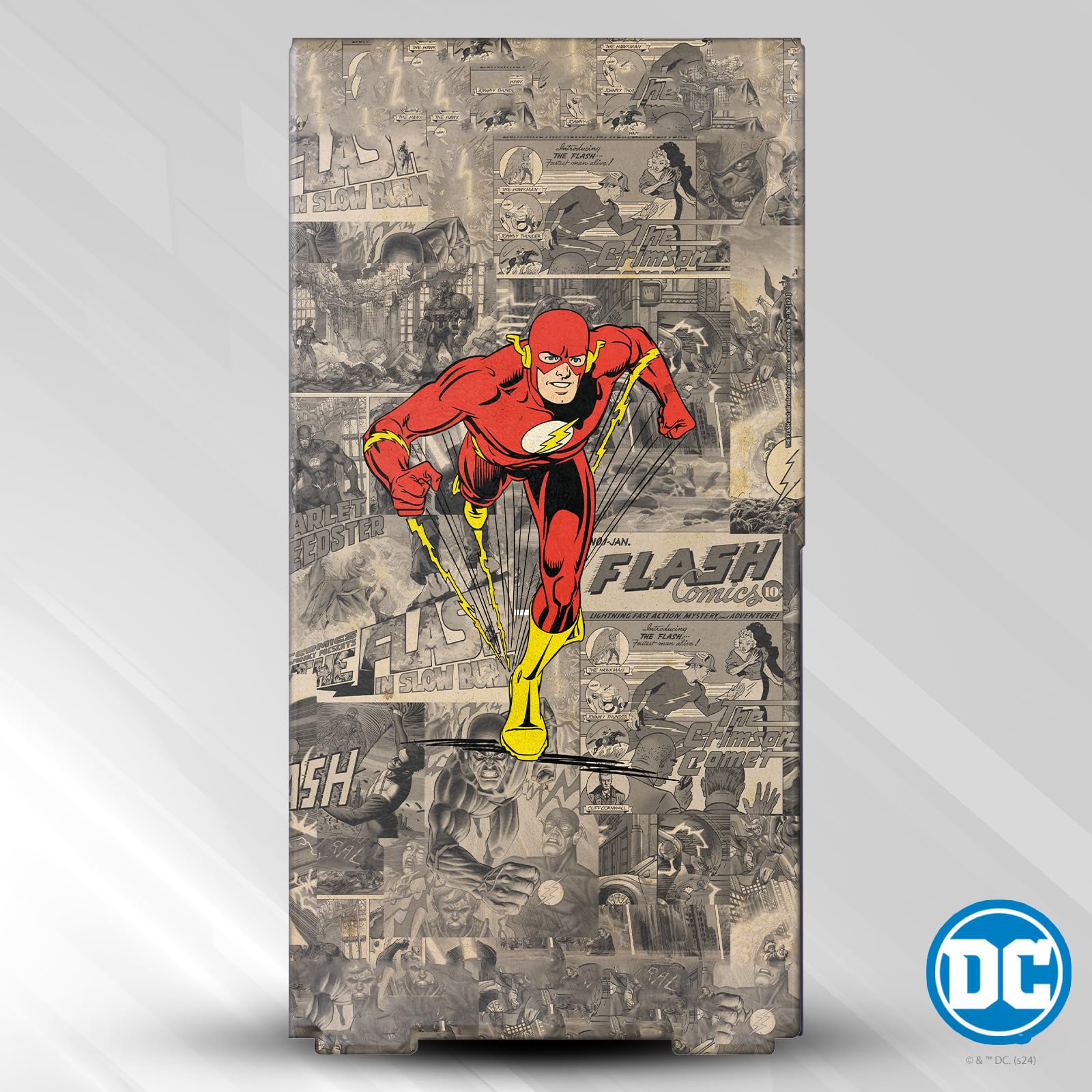 Head Case Designs Licenza Ufficiale The Flash DC Comics Collage Di Personaggi Arte Dei Fumetti Pacchetto Console Da Gioco Wrap E Pelle Per Controller Compatibile con Xbox Series X