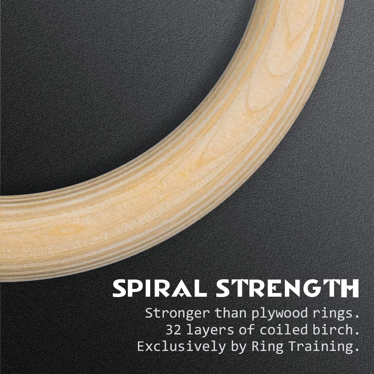 Funlove Gymnastic Rings High Capacity with 15ft Adjustable Buckle Straps Pull Up Exercise Rings Non-Slip Rings for Home Gym Full Body Workout : Sports & Outdoors