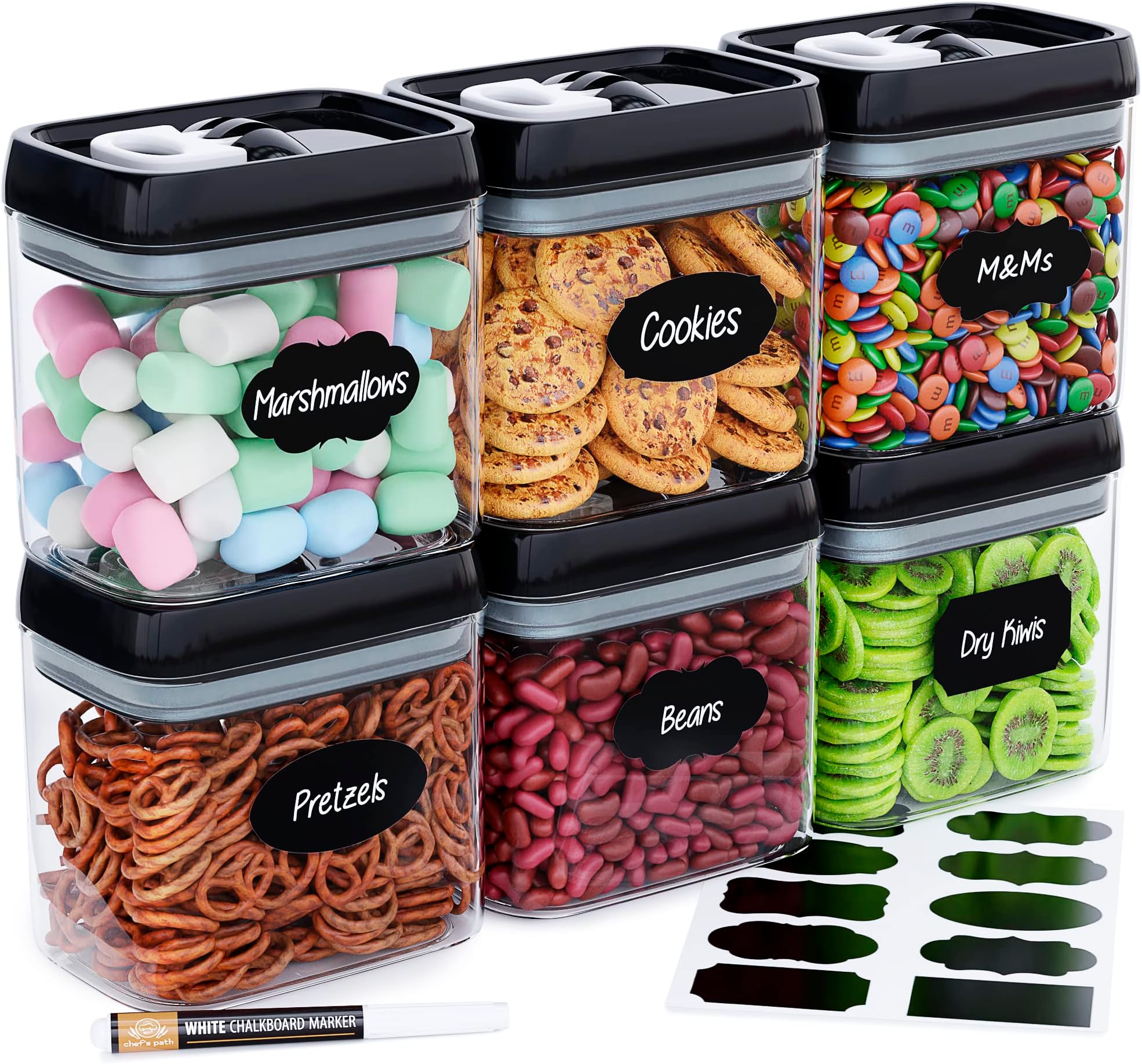 Chef's Path Airtight Food Storage Containers (12 Pack) for