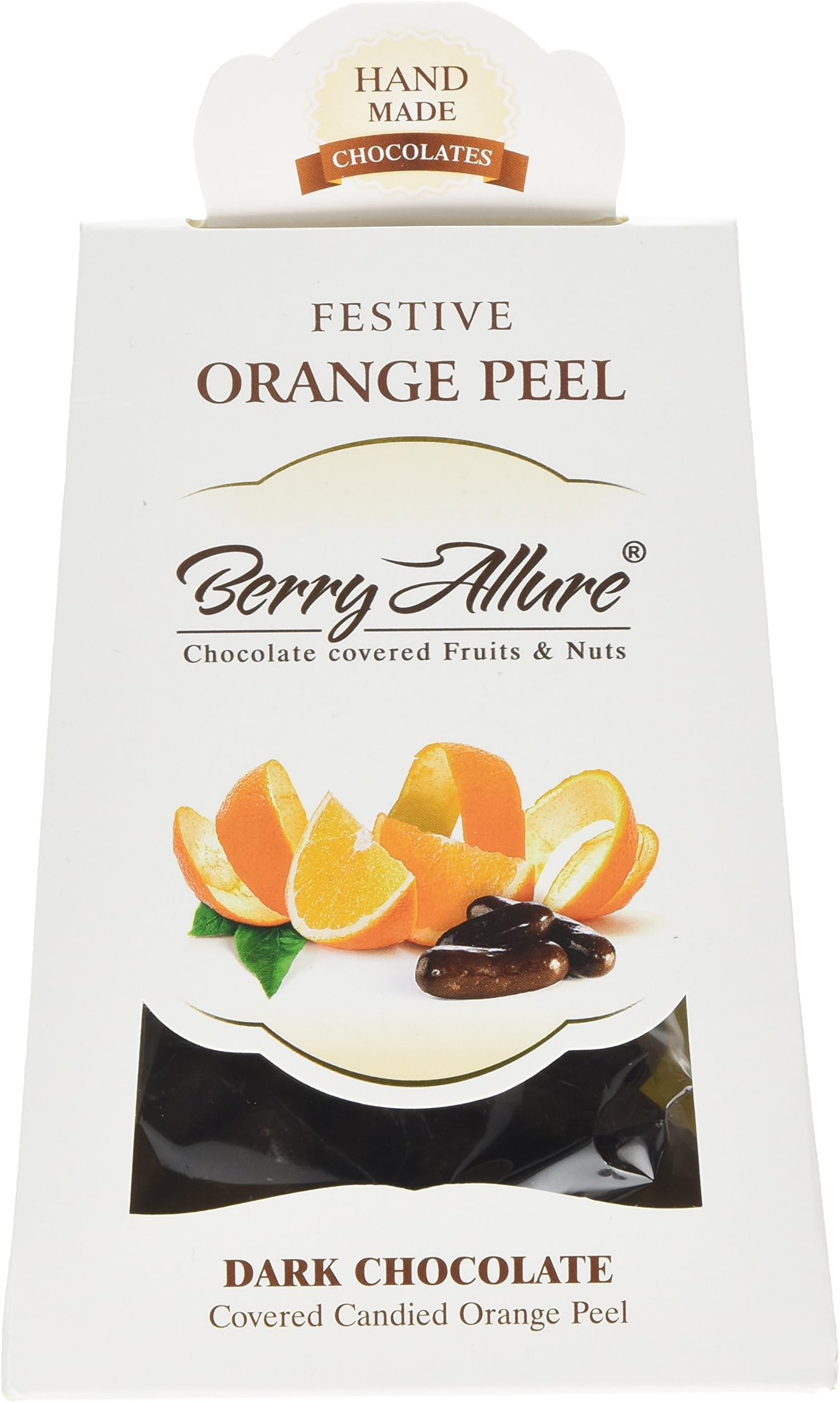 Berry Allure Pouch of Dark Chocolate Coated Orange Peel 100 g (Pack of 2)